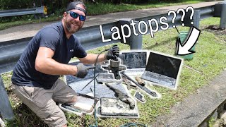 Magnet Fishing Gone Crazy - 6 Guns, Laptops, and More