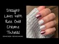 How to use styling strips as a stencil with Chrome Powder