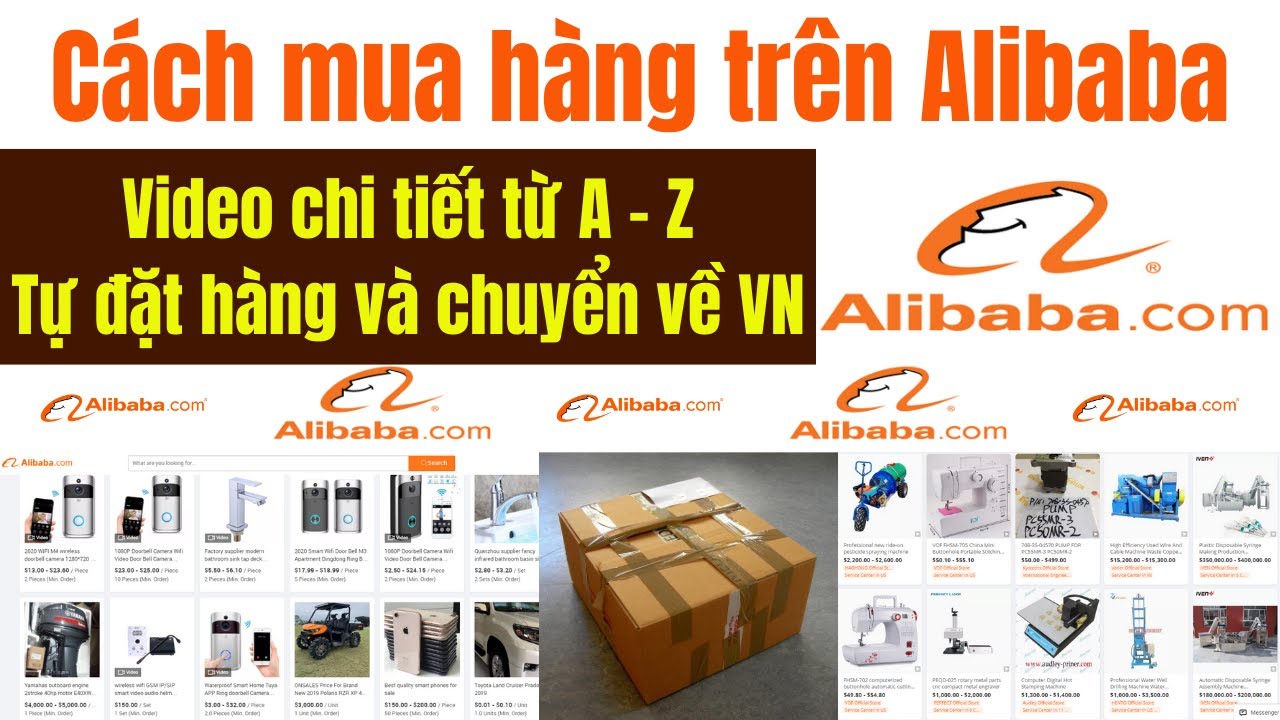 Cách mua hàng trên Alibaba – Chi tiết từ A- Z, tự đặt hàng trên Alibaba chuyển về Việt Nam đơn giản