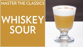 Best Whiskey Sour a Delicious Classic (Bourbon and Egg White Cocktail)