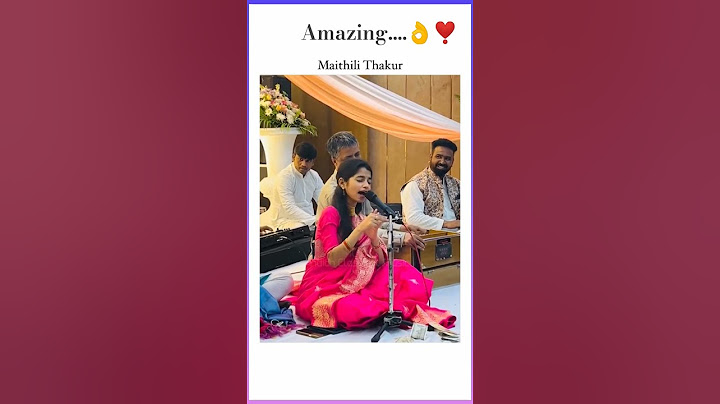 Maithili Thakur || Amazing Performance👌❣️#vocal #icmvocal #classical #music #icmtabla #shorts #viral