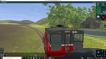 First attempt at creating a scene in Trainz A New Era