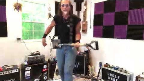 Led Zeppelin Kashmir on 3 string Shovel Guitar open G tuning