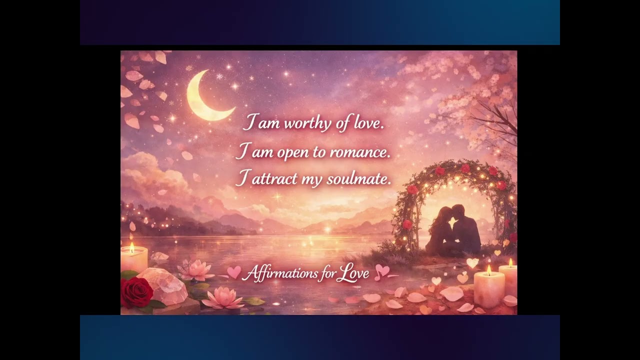 ✨ Affirmations for Love & Attraction | Self-Love, Romance & Heart Energy💗