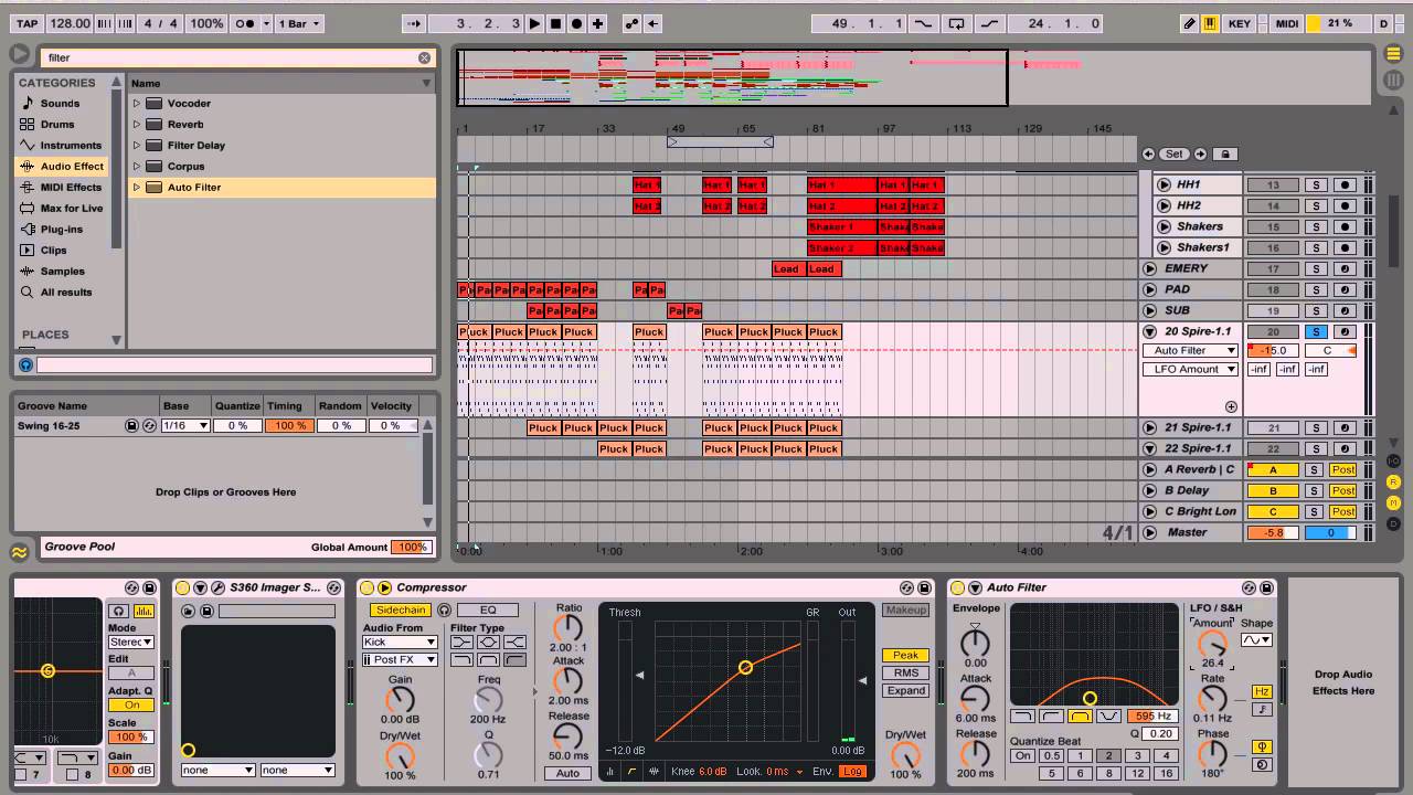 Ableton Live 9 Tutorial:  Cool Autofilter Tip/Trick