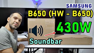 SAMSUNG B650 (HWB650) 430W: SOUNDBAR WITH SUBWOOFER / DOLBY AUDIO / DTS VIRTUAL:X