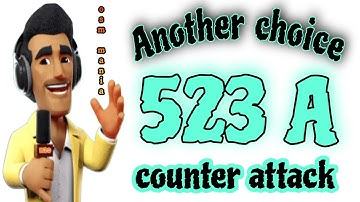 OSM TACTIC 2024 : OSM 523A COUNTER ATTACK.....play home with blue referre and balanced squad