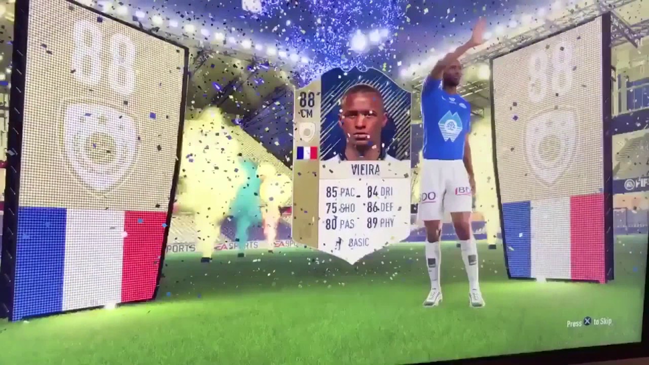 FIFA 18 Patrick Vieira Icon Pack Opening