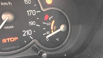 Peugeot 206 temperature gauge