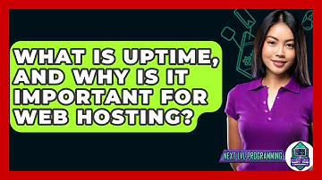 What Is Uptime, And Why Is It Important For Web Hosting? - Next LVL Programming