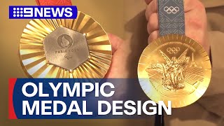 2024 Olympic and Paralympic medals designs unveiled | 9 News Australia