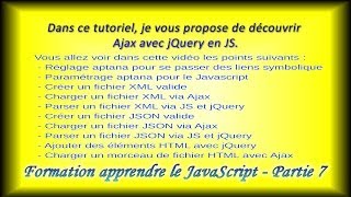Formation apprendre le JavaScript - Partie 7/11