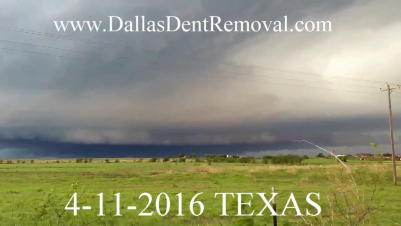 Hail Storm Texas 4 11 2016 - YouTube