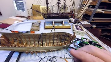 Building an historic Model ship, Charles Darwin