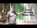 SPRAY PAINTING MADE EASY Part 2  -  For The DIY - SUPER FAST!!!!