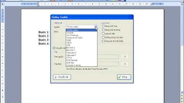 Hướng dẫn chuyển đổi font chữ bằng UniKey