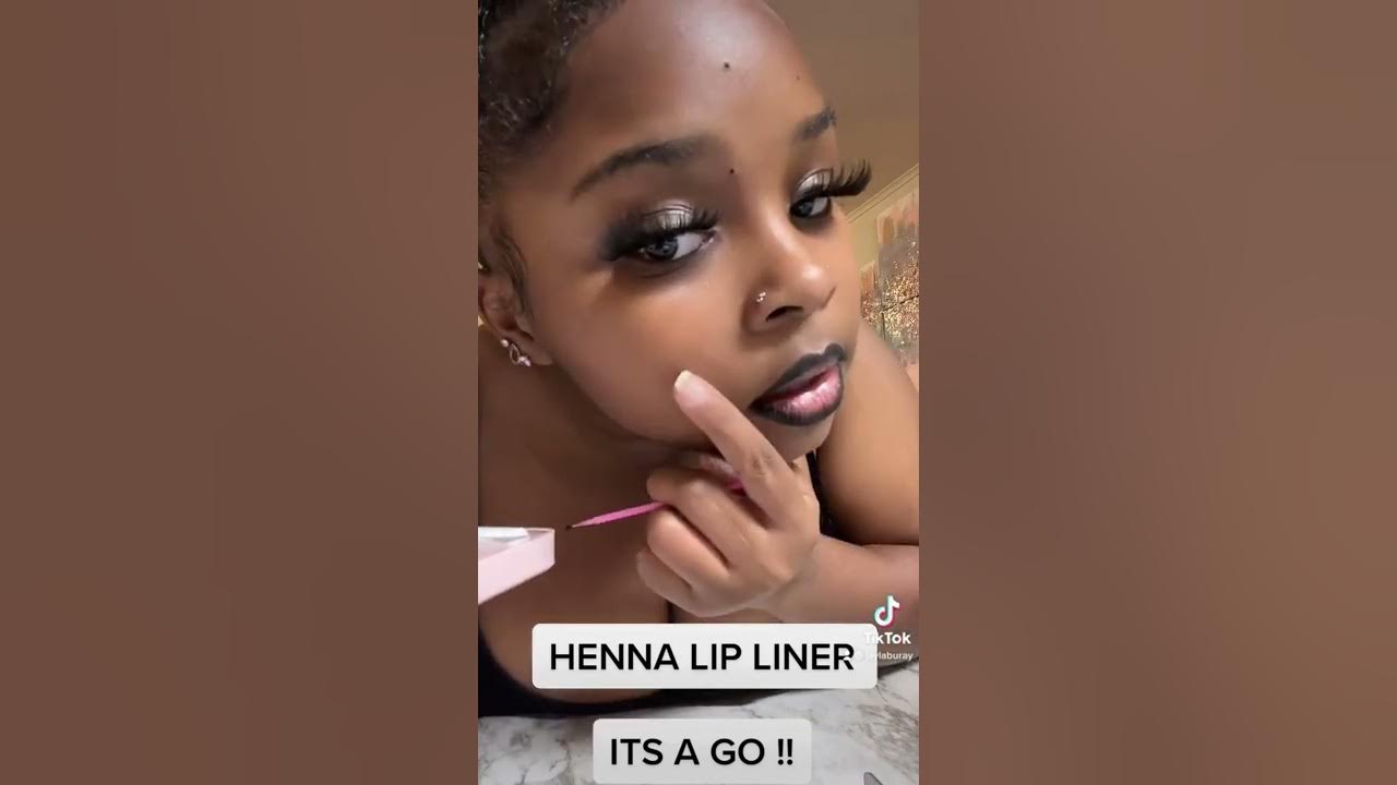 Trying Henna Lip Liner YouTube