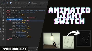 Roblox Scripting | Animated Light Switch Tutorial [Model In Desc]