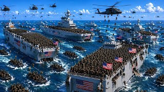 Today, July 25, 2026! An aircraft carrier carrying 17,000 troops attempts to escape.