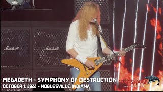 Megadeth - Symphony Of Desgtruction performed October 1, 2022 in Noblesville, Indiana