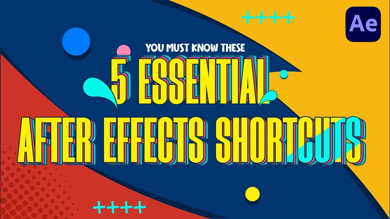 5 Essential After Effects Shortcuts You NEED to Know (2025)