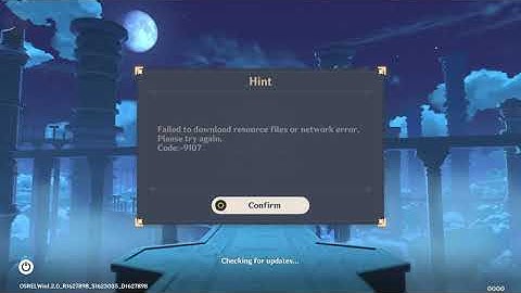 Genshin Impact Error Code -9908, -9107 Explained - Don