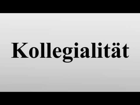 Video: Was Ist Kollegialität