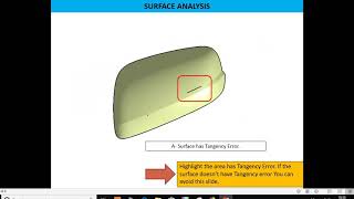 Class A Surface Analysis For Plastic part