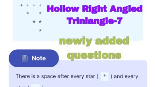 Celebrity Hollow Right Angled Trinlangle-7|assignment -10b|ccbp||newly added questions|| NXTwave... Wealth