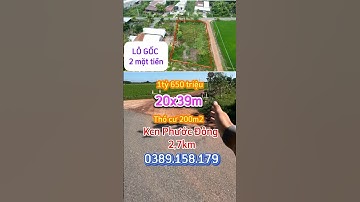 Ngộp thở! Chỉ còn 1tỷ650trđ đường nhựa ở kcn Phước Đông #hungnhadattayninh #chotayninh #kcnphuocdong