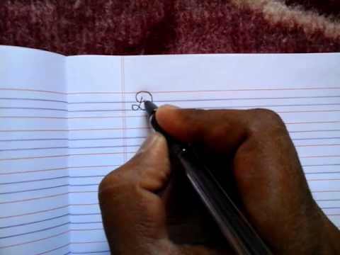 how to write capital d in cursive writing youtube
