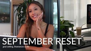 SEPTEMBER MONTHLY RESET | getting back on track, goal setting, spending plan screenshot 3