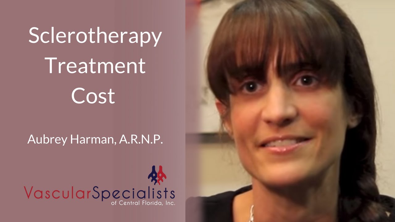 How Much Does Sclerotherapy Treatment Cost? - YouTube