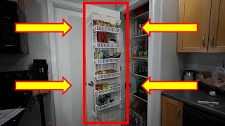 Over The Door Pantry Organizer Installation