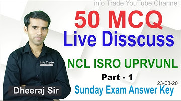 50 Technical MCQ important Questions || Sunday Exam Answer Key Part - 1