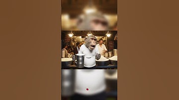 Funny Monkey Vlog || #monkey #vlog  #veo3 #shorts #ai