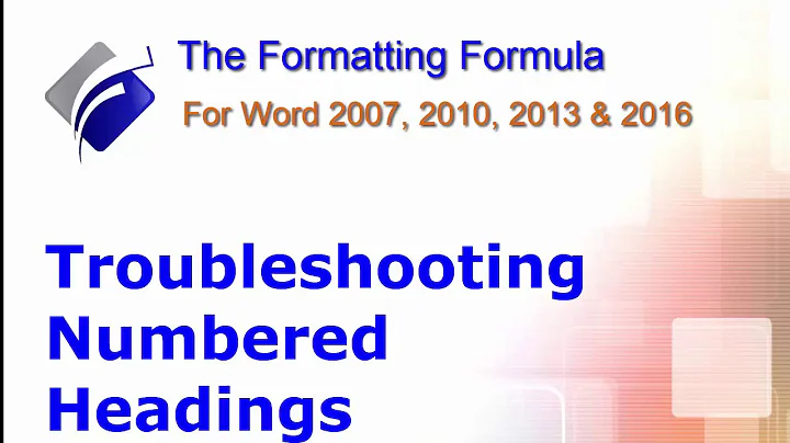 Why is my numbering not continuing in Word? [Solved] (2022)