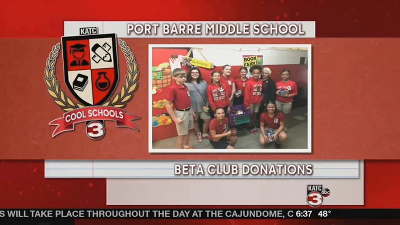 Cool Schools Port Barre Middle School YouTube