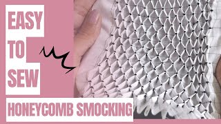 How To Sew A Perfect Honeycomb Smocking Honeycomb Smocking Canadian Smocking