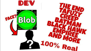 BLOB.IO reveals the real faces [TRAPS & BLACK HAWK & RISUS & BATMAN ] AND MORE