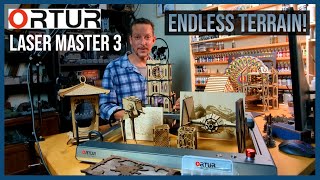 How To Make Tons of Cheap Gaming Terrain and Models with the ** ORTUR Laser Master 3 ** Laser Cutter