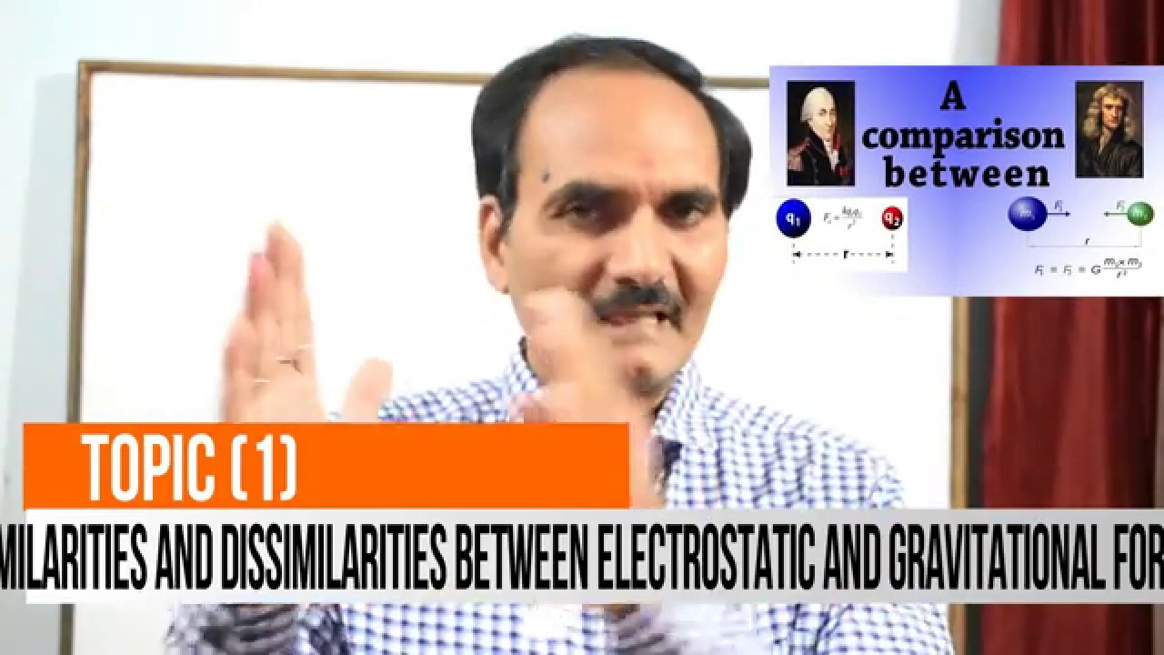 Electrostatic ||Comparison between Electrostatic force and ...