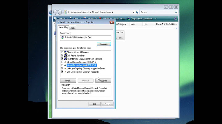 How To - Set a static IP address on Windows Vista