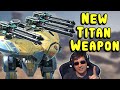 War Robots New Titan Weapon BASILISK Insane WR Test Server Gameplay