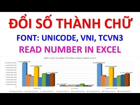 Video Read Number in Excel - Đổi số thành chữ (đọc số thành... - youtube
