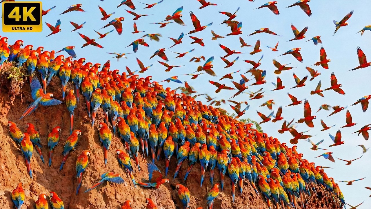 4K Amazon Highlands Morning: Birds, Rivers & Pure Nature Ambience