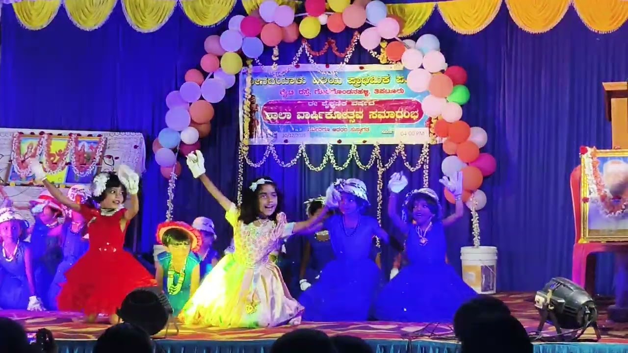 LKG student alisha program,DDHPS school🎈😘🥰tiptur
