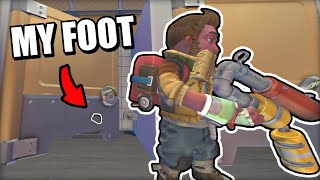 I Can't Believe my Friend Didn't See my FOOT Sticking Out...