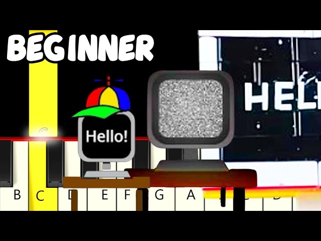 Mr Fun Computer in 29 Phases (Sprunki) - Piano Tutorial - Videos For Kids