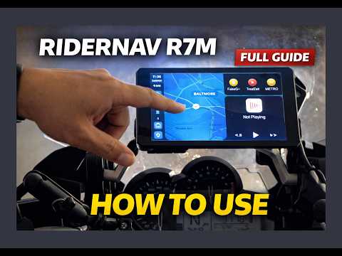 RIDERNAV R7M BMW WONDERWHEEL TUTORIAL